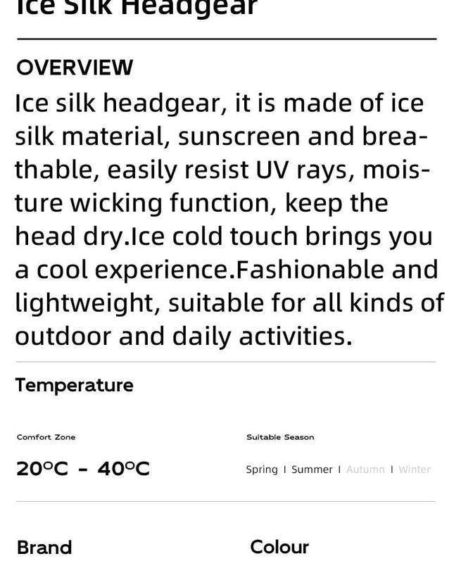 ROCKBROS UV Protection Face Cover Summer Cool Balaclava Ice Silk Anti-UV Cycling Full Face Cap Riding Headgear Masks Breathable