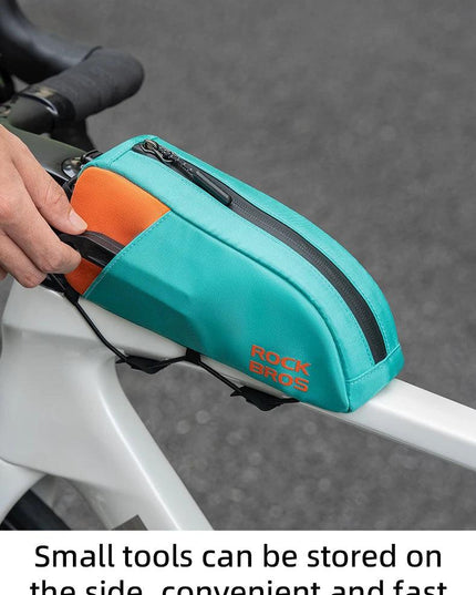 ROCKBROS Bicycle Bag Ultralight Top Front Tube Frame  Bag Large Capacity Reflective Portable Bike Bag Cycling Pannier Bag