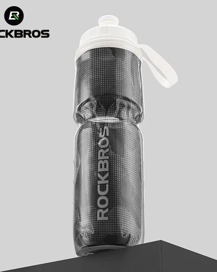 ROCKBROS Cycling Insulated Water Bottle 750ml PP5 Material Outdoor Sports Fitness Running Riding Camping Hiking Portable Kettle