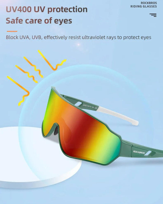 ROCKBROS Bike Photochromic Glasses Sports Sunglasses Men Women UV400 Anti-ultraviolet Goggles Cycling Fishing Outdoor Eyewear