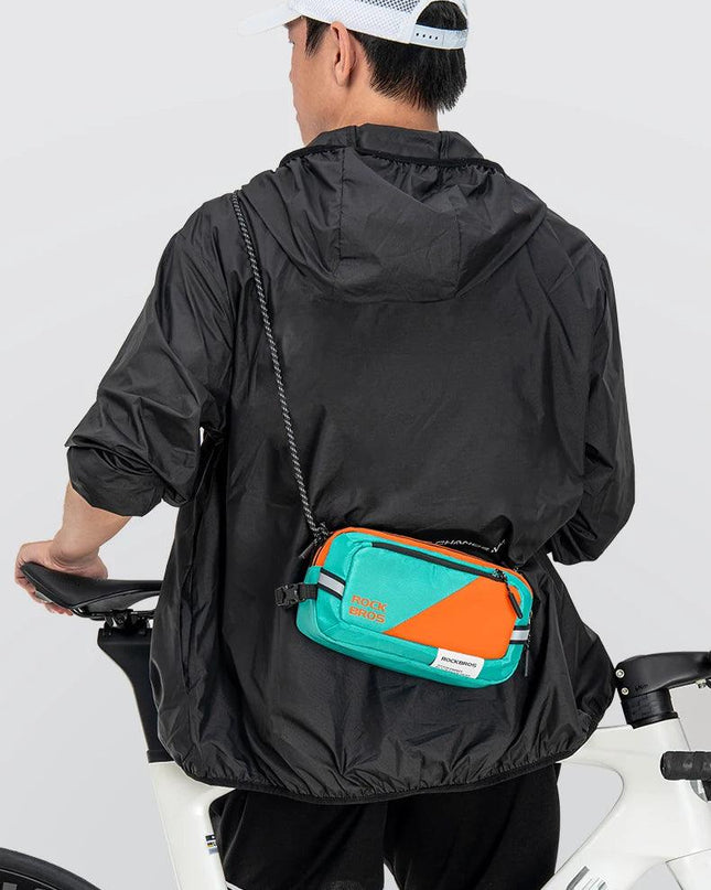 ROCKBROS Handlebar Bag  Bike Bag Portable Pannier Multi-purpose 2.5L Large Capacity Backpack Shoulder Messenger Crossbody Bags