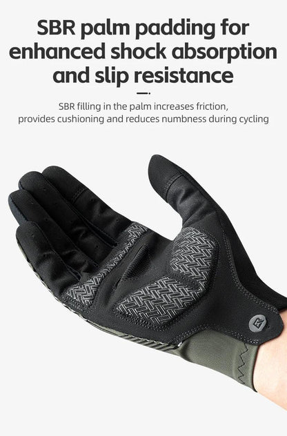 ROCKBROS Cycling Gloves Spring Summer Gloves Touch Screen Anti-slip Breathable MTB Road Bike Running Fitness Gym Motor Gloves