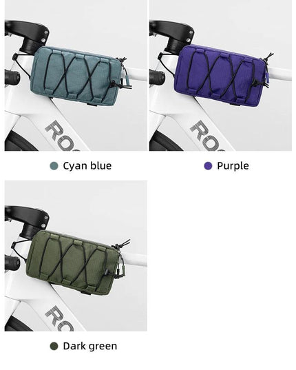 ROCKBROS Bike Bag Top Tube Bag Floating Installation Method Cycling Saddlebags Bicycle Pannier Bag Large Capacity Equipment