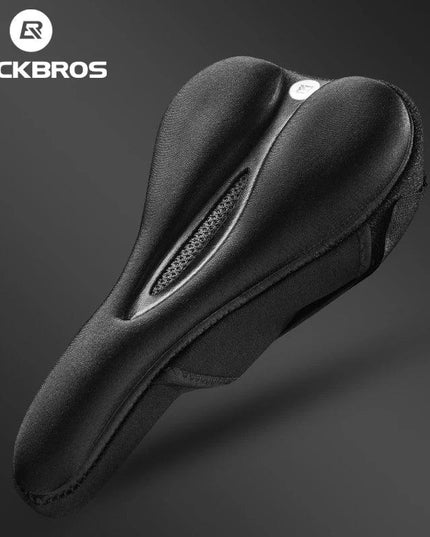 ROCKBROS Silicone Bicycle Saddle Hollow Breathable MTB Bike Seat Cushion Cover Mat Silica gel Saddle Cycling Accessories Part