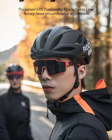 ROCKBROS Bike Helmet Outdoor Sports Safely Mountain Road Electric Scooter Helmet Integrated Molding Cycling Motorcycle Helmet