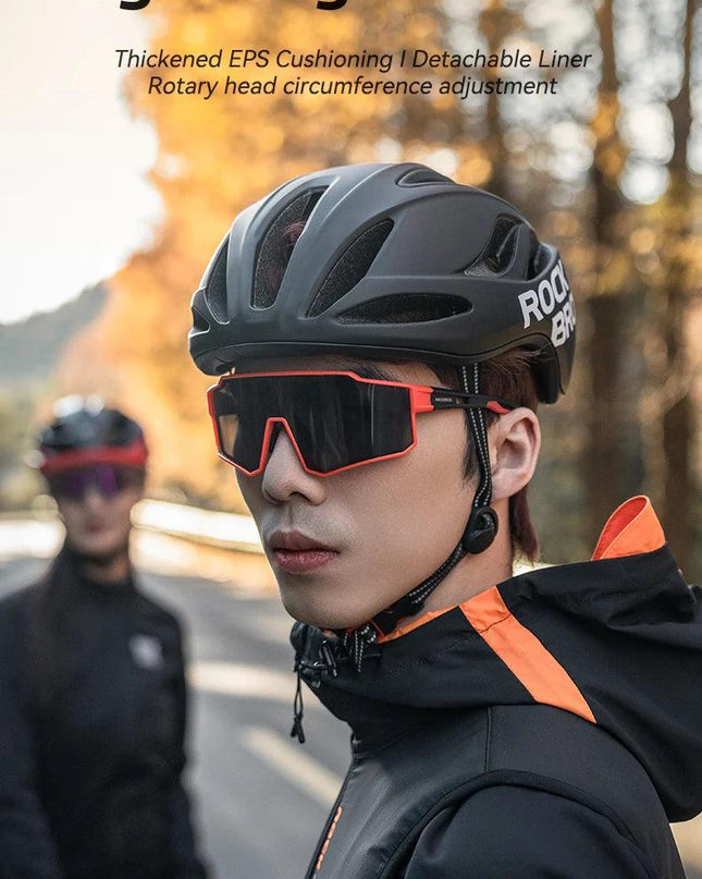 ROCKBROS Bike Helmet Outdoor Sports Safely Mountain Road Electric Scooter Helmet Integrated Molding Cycling Motorcycle Helmet