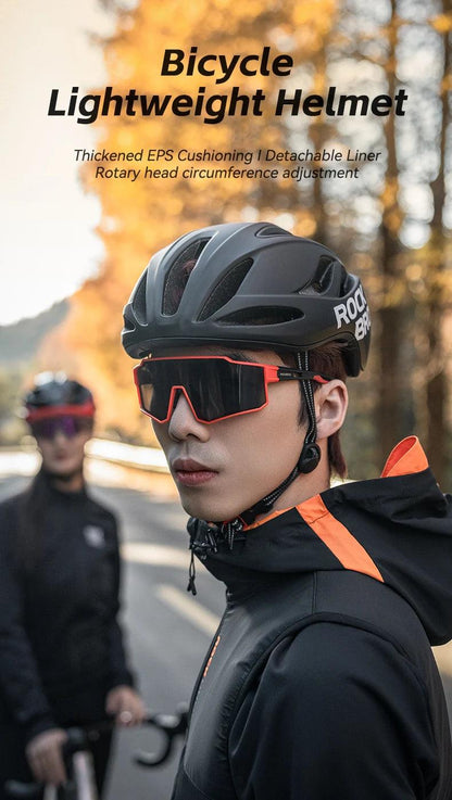 ROCKBROS Bike Helmet Outdoor Sports Safely Mountain Road Electric Scooter Helmet Integrated Molding Cycling Motorcycle Helmet