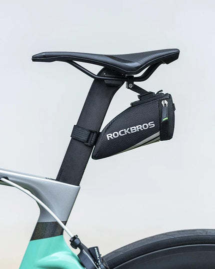 ROCKBROS Bike Bag Portable Reflective Saddle Bag Tail Seatpost Nylon Bicycle Bag MTB Road Bike Bag Panniers Bicycle Accessories