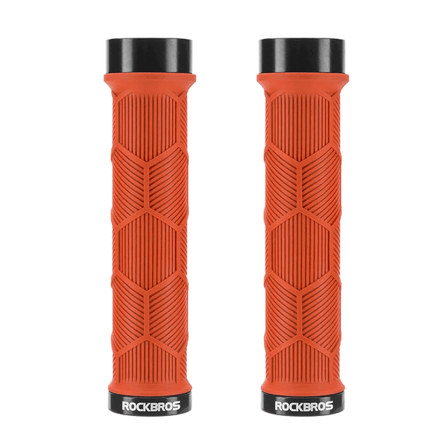 ROCKBROS Bike HandleBar Grip Silicone Non-Slip Bike Handle Cover Ultralight Anti-skid Bike Handle Alloy Cycling Accessories
