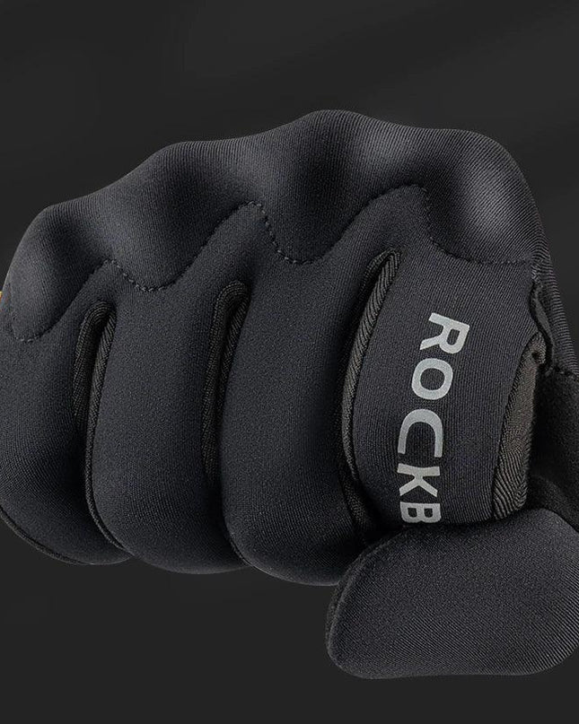 ROCKBROS Winter Gloves Touch screen Windproof Bike Cycling Gloves Full Finger Ski Non-Slip Warm Sports Motorcycle Hiking Gloves