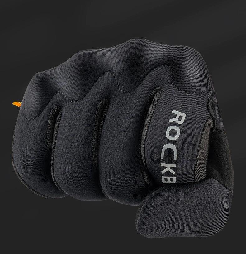 ROCKBROS Winter Gloves Touch screen Windproof Bike Cycling Gloves Full Finger Ski Non-Slip Warm Sports Motorcycle Hiking Gloves