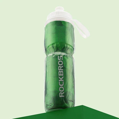 ROCKBROS Cycling Insulated Water Bottle 750ml PP5 Material Outdoor Sports Fitness Running Riding Camping Hiking Portable Kettle