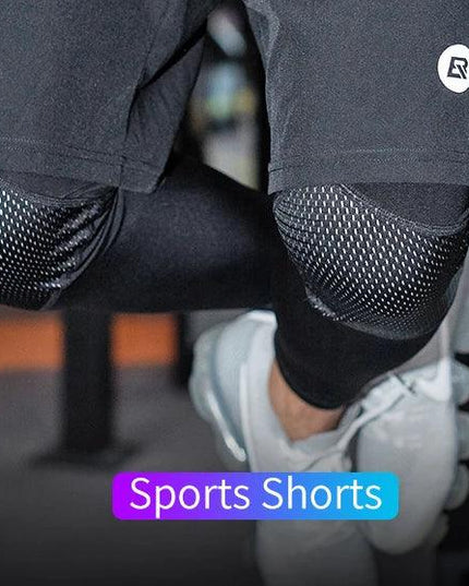 ROCKBROS Men's Tracksuit Gym Fitness Running 5 Pcs/Set Quick Dry Sweat-absorb Compression Sport Suit Clothes Jogging Sport Wear