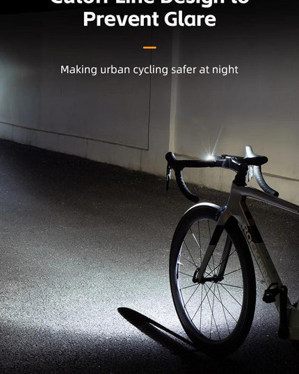 ROCKBROS Bike Front Light IPX6 Type-c Rechargeable Bicycle Hanging Light Headlight LED Flashlight 400/800/1000/1500LM Aluminum