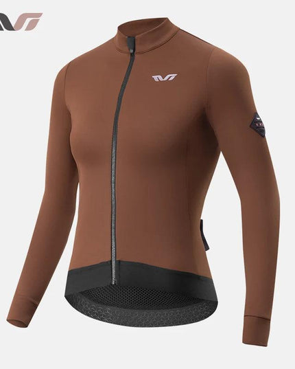 ROCKBROS Windbreak Cycling Jacket for Woman Winter Fleece Warm Women's Bicycle Jersey Professional Bicycle Training Clothing MTB