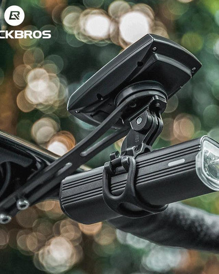 ROCKBROS Bike Computer Holder Carbon fiber For Garmin Bryton GoPro Camera Light Stand Cycling Computer Mount Extension Bracket