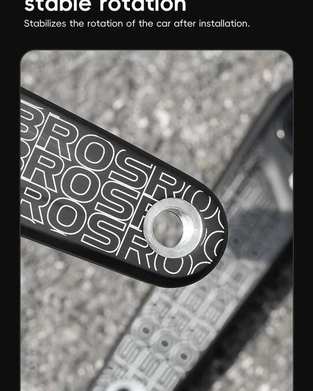 ROCKBROS Ultralight Carbon Fiber Bicycle Crank Chain wheel Spindle 162.5/165/167.5/170/172.5/175MM 52-36T  Transmission Systems