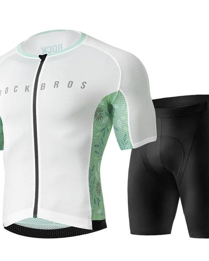 ROCKBROS Cycling Jersey MTB T-shirt Mountain Bike Men's Wear Summer Clothes High-Quality With YKK Zipper Sportswear Breathable
