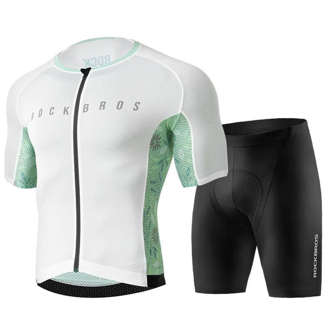 ROCKBROS Cycling Jersey MTB T-shirt Mountain Bike Men's Wear Summer Clothes High-Quality With YKK Zipper Sportswear Breathable
