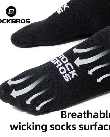 ROCKBROS Professional Cycling Socks Comfortable High Elasticity Breathable Socks Outdoor Sportswear Socks $0 for the 3rd pair