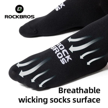 ROCKBROS Professional Cycling Socks Comfortable High Elasticity Breathable Socks Outdoor Sportswear Socks $0 for the 3rd pair