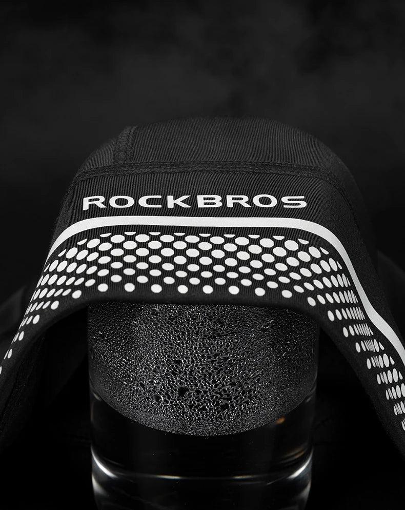 ROCKBROS Winter Fleece Ski Cap Windproof Thermal Cycling Cap Warmer Motorcycle Hat Helmet Liner Running MTB Bike Headwear