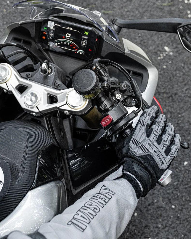 ROCKBROS Tactical Gloves SBR Thickened Pad Cycling Gloves Shockproof Breathable GEL Bike Gloves Winter Warmer Full Finger Sport
