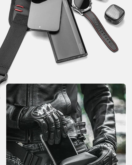 ROCKBROS Motorcycle Cycling Leg Bag Reflective Crossbody Waist Bags Outdoor Package Bag Adjustable Waterproof Moto Equipment