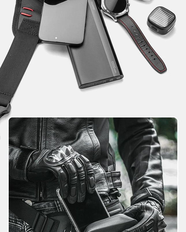 ROCKBROS Motorcycle Cycling Leg Bag Reflective Crossbody Waist Bags Outdoor Package Bag Adjustable Waterproof Moto Equipment