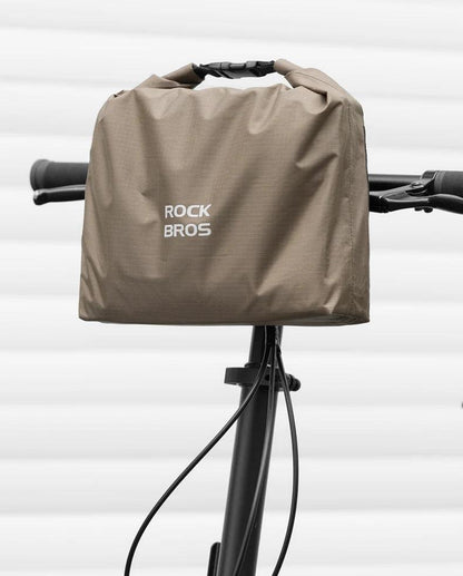 ROCKBROS Bicycle Front Bag Waterproof Handlebar Bag 2.5-4L Capacity Nylon Portable Bag for Folding Bike MTB Cycling Accessories