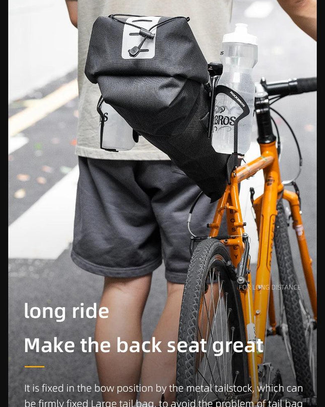 ROCKBROS Bicycle Tail Bag Stabilizer Bike Saddle Frame Bottle Cage Fixing Support Seat Bow Conversion Bracket Bicycle Accessory