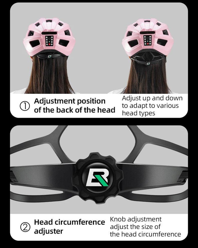 ROCKBROS Ultra-Light Cycling Helmet Taillight Magnetic Goggles Integrated Bicycle Helmet High Quality Protection Mtb Road