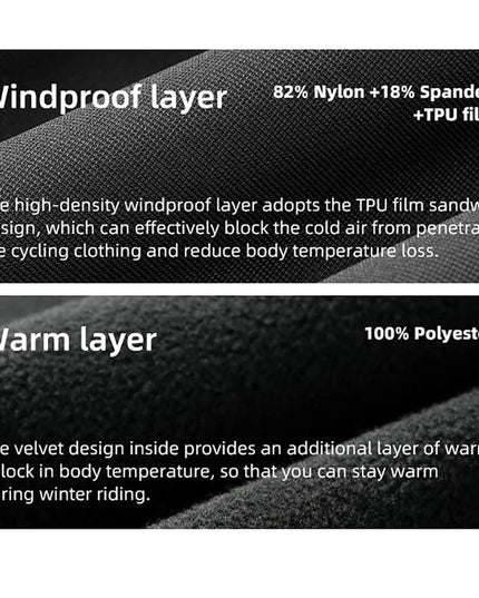 ROCKBROS Warm Cycling Jacket Men's Coat Professional Thermal Fleece Cycling Clothing 3 Season Windproof Outdoor Sports Jacket