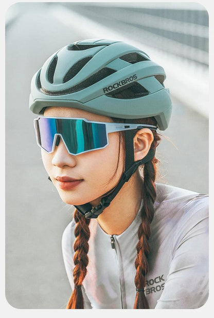 ROCKBROS Polarized Photochromic Glasses Cycling Sunglasses Outdoor Sports UV400 MTB Road Women Men Bicycle Goggles Adjustable