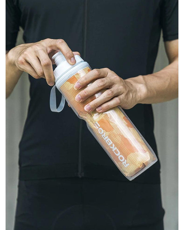 ROCKBROS Cycling Insulated Water Bottle 750ml PP5 Material Outdoor Sports Fitness Running Riding Camping Hiking Portable Kettle