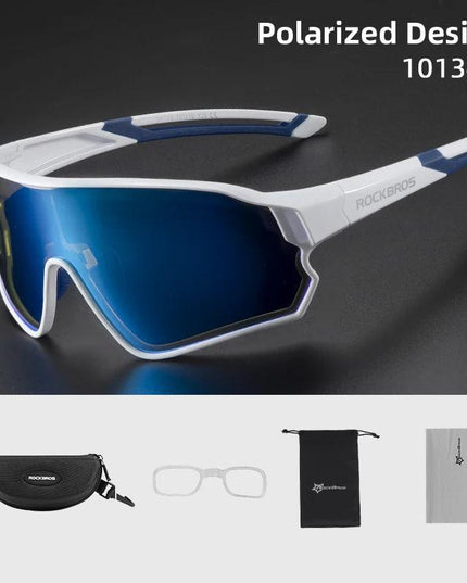 ROCKBROS Polarized Glasses UV400 Sunglasses Sport Protection Glasses Bicycle Eyewear Outdoor Hiking Camping Golf Cycling Goggles