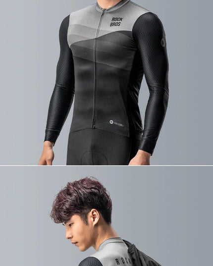 ROCKBROS Summer Cycling Jersey Quick Dry Long Sleeves Bicycle Shirt MTB Road Anti-UV Breathable Ciclismo Motor Bike Clothes