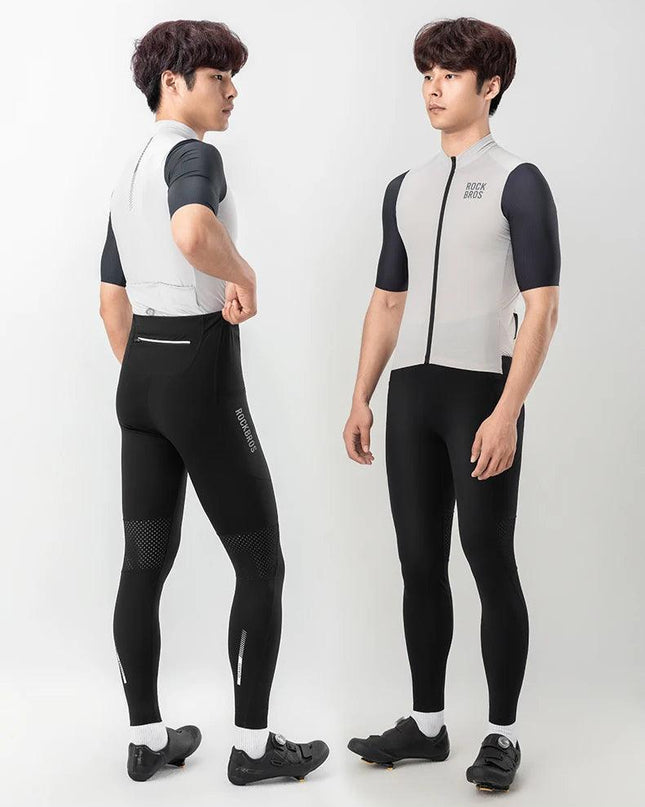 ROCKBROS Tights Trousers Cycling Gym Fitness Long Pants with Pockets Reflective Multifunctional Training Leggings EUR Size