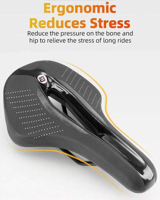 ROCKBROS Bike Saddle MTB Road Bicycle Seat Saddle Ultralight Breathable Comfortable Cushion Racing Soft Cycling Saddle
