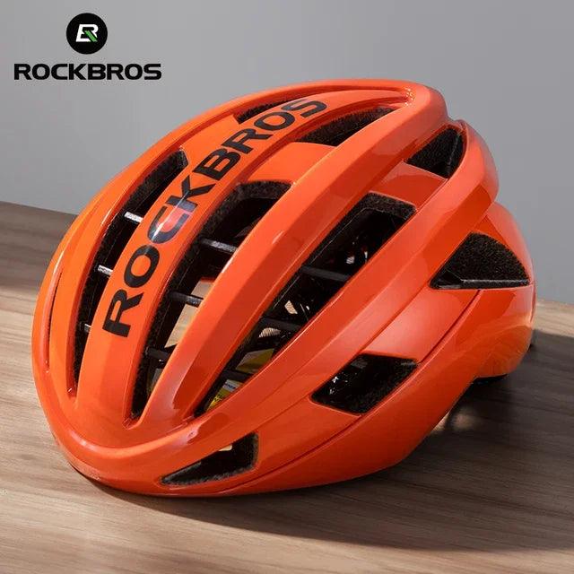 ROCKBROS Cycling Helmet Ultralight Fashion Breathable MTB Road Bicycle Helmet Men Women Suit 54-62CM Racing Bike Equipments ﻿