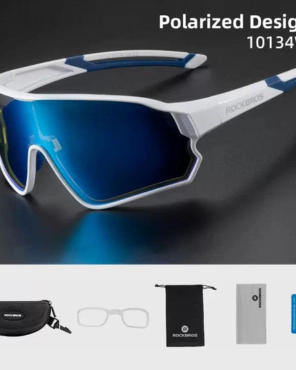 ROCKBROS Bicycle Polarized Glasses UV400 Sport Cycling Glasses Mtb Mountain Bike Eyewear Sunglasses Outdoor Running Goggles