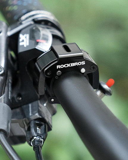 ROCKBROS Bicycle Bell Stainless Cycling Horn Mountain Road Anti-theft Alarm Horn Handlebar Bell Horn Classic Bicycle Accessories