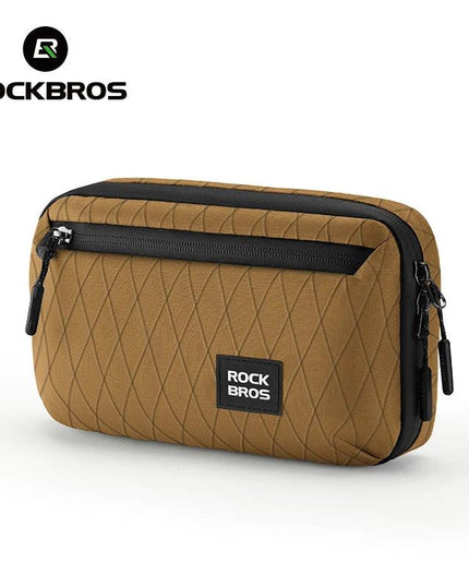 ROCKBROS Bicycle Bag Portable Lightweight MTB Road Bike Handlebar Bag 2.1L Big Capacity Multifunctional Riding Shoulder Bag