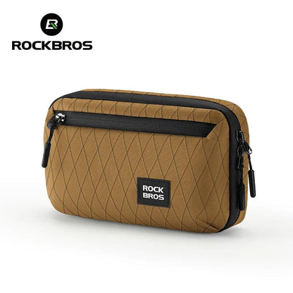 ROCKBROS Bicycle Bag Portable Lightweight MTB Road Bike Handlebar Bag 2.1L Big Capacity Multifunctional Riding Shoulder Bag