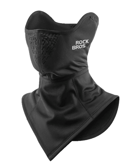 ROCKBROS Scarf Warm Fleece Neck Mask Outdoor Windproof Neck Warmer For Bike Motorcycle Ear Cover Breathable Scarf Men Women