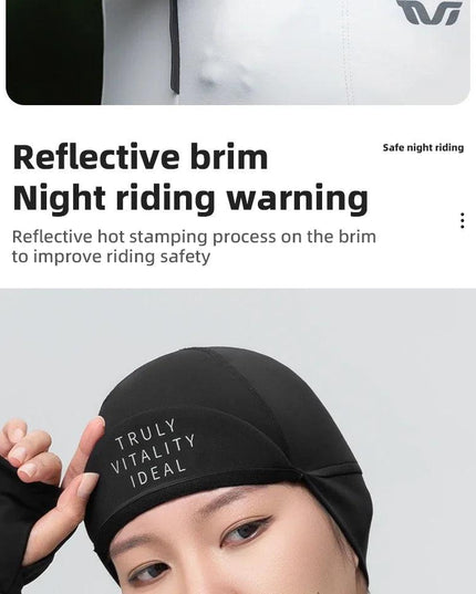 ROCKBROS TVI Cycling Cap Winter Keep Warm Thermal Fleece Hats Windproof Ear Protection Comfotable Ski Riding Small Cap Men Women