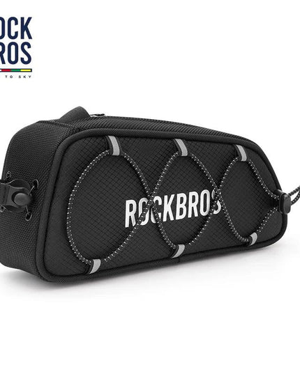 ROCKBROS ROAD TO SKY Cycling Bag Large Capacity Bicycle Front Tube Bag Long Distance Riding Head Beam Hanger Bag Bike Accessory