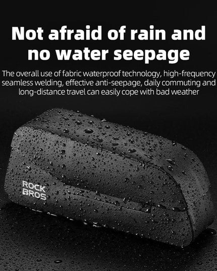ROCKBROS Bike Bag Hook Bag Magnetic Upper Tube Bag Ultralight Top Front Tube Frame Bag Riding Bag Mountain Bike Storage Bag