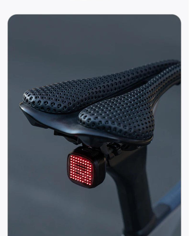ROCKBROS New Bike Rear Light Mtb Road Smart Brake Sensing Sync Tail Light Ipx6 Waterproof High Quality Rechargeable Rear Lamp