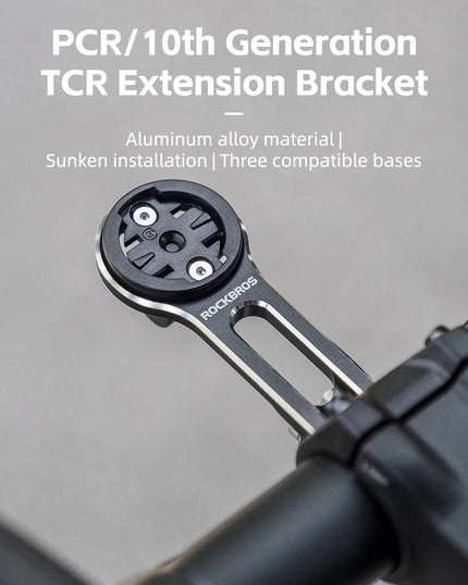 ROCKBROS Bracket for Giant TCR Road Bike PCR Bicycle Light Holder Aluminum Alloy for Garmin/Bryton/Wahoo Mount Computer Bracket